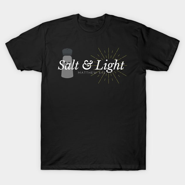 Salt And Light Christian T-Shirt by Happy - Design